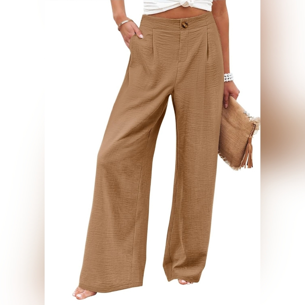 Wide leg trousers